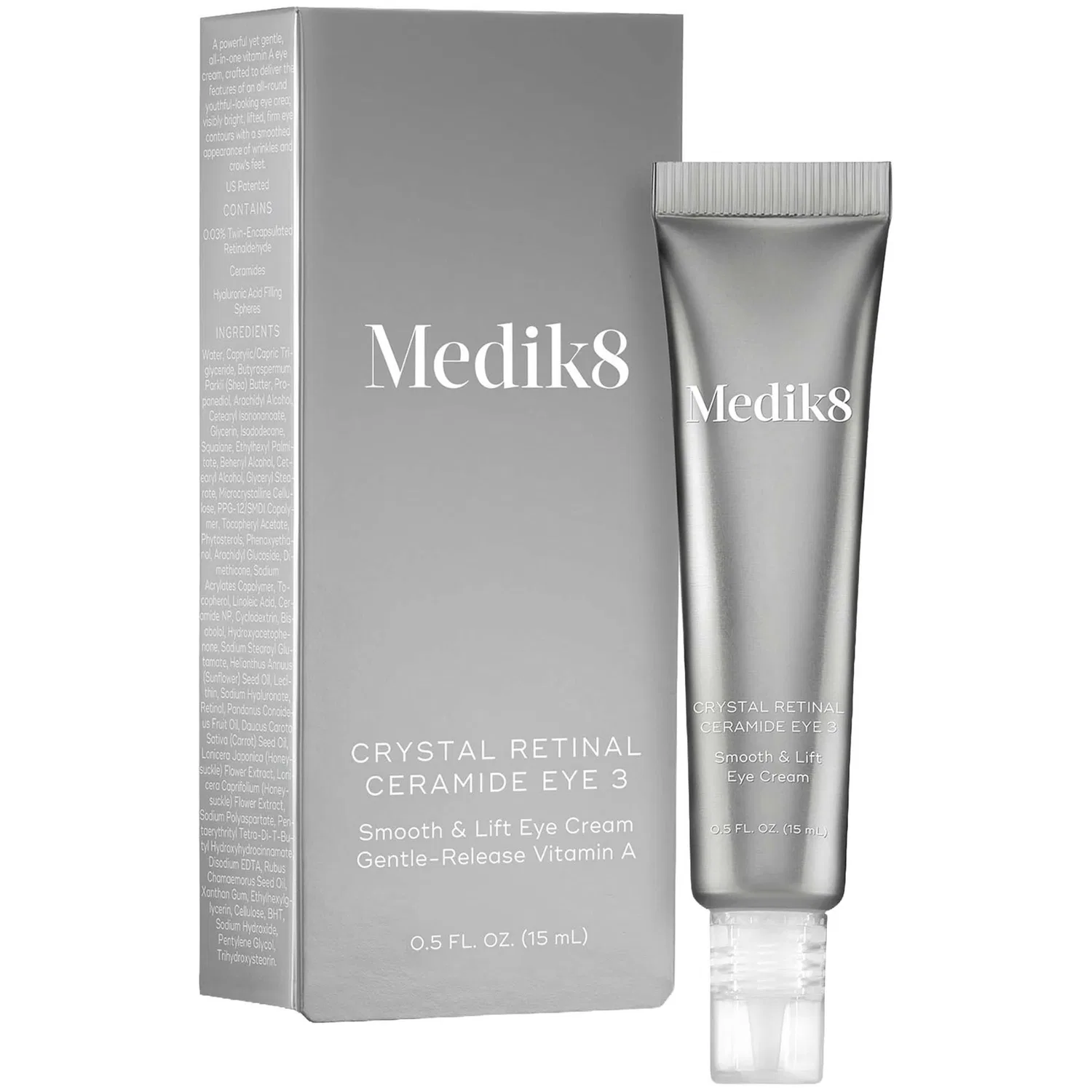 Крем для глаз с ретиналем и керамидами Crystal Retinal Ceramide Eye 3 Medik8, 15 мл — фото 2
