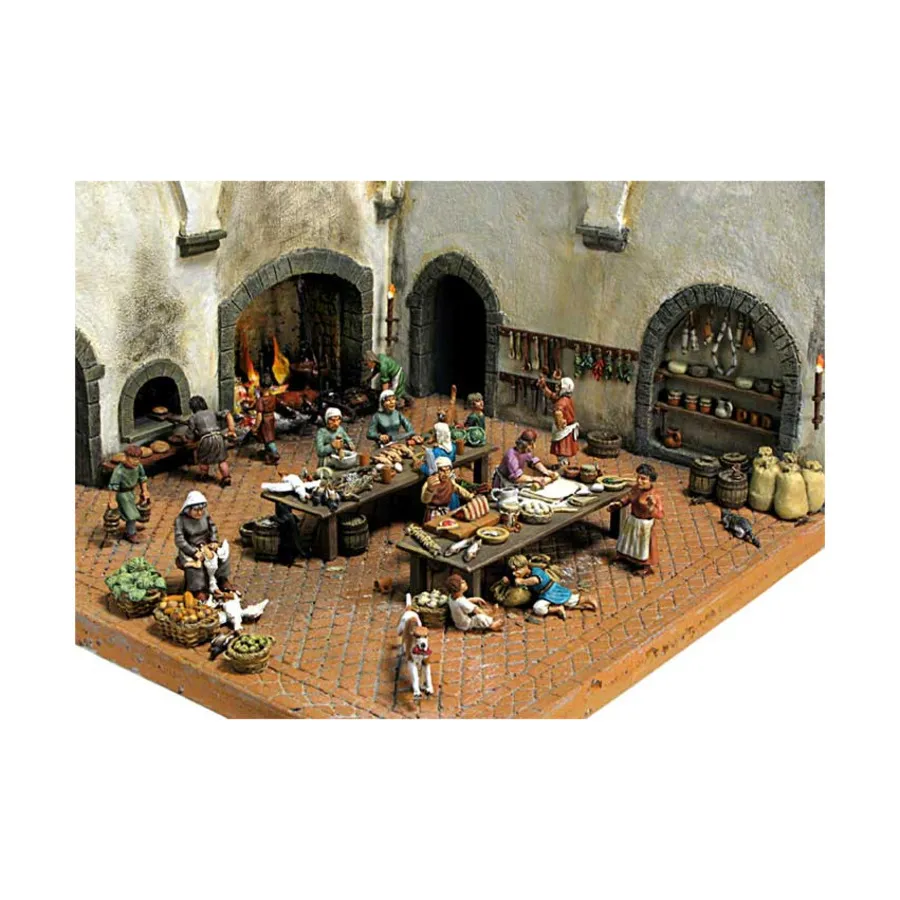 

Средневековая Кухня, Historical Miniatures - Diorama Kits (28mm) (Mirliton SG)