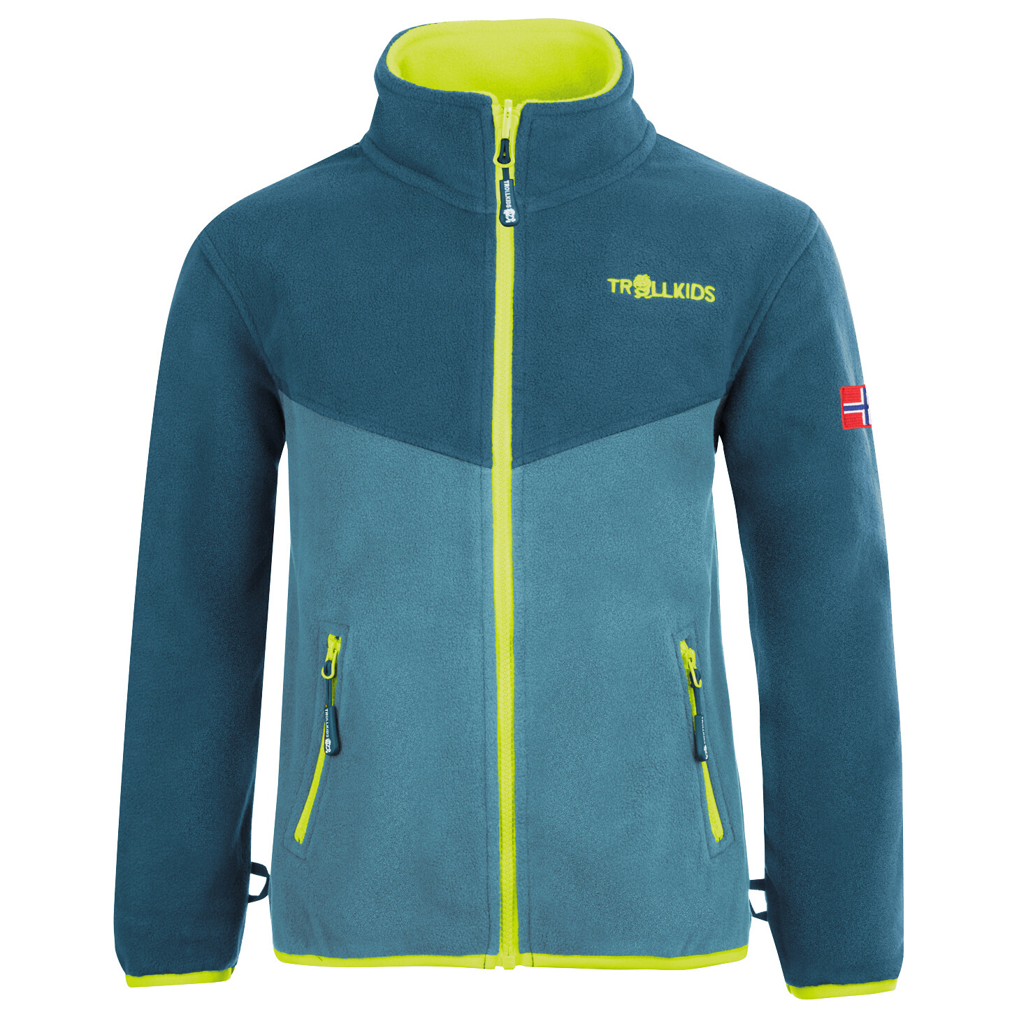 

Флисовая жилетка Trollkids Kids Oppdal XT, цвет Petrol/Dolphin Blue/Lime