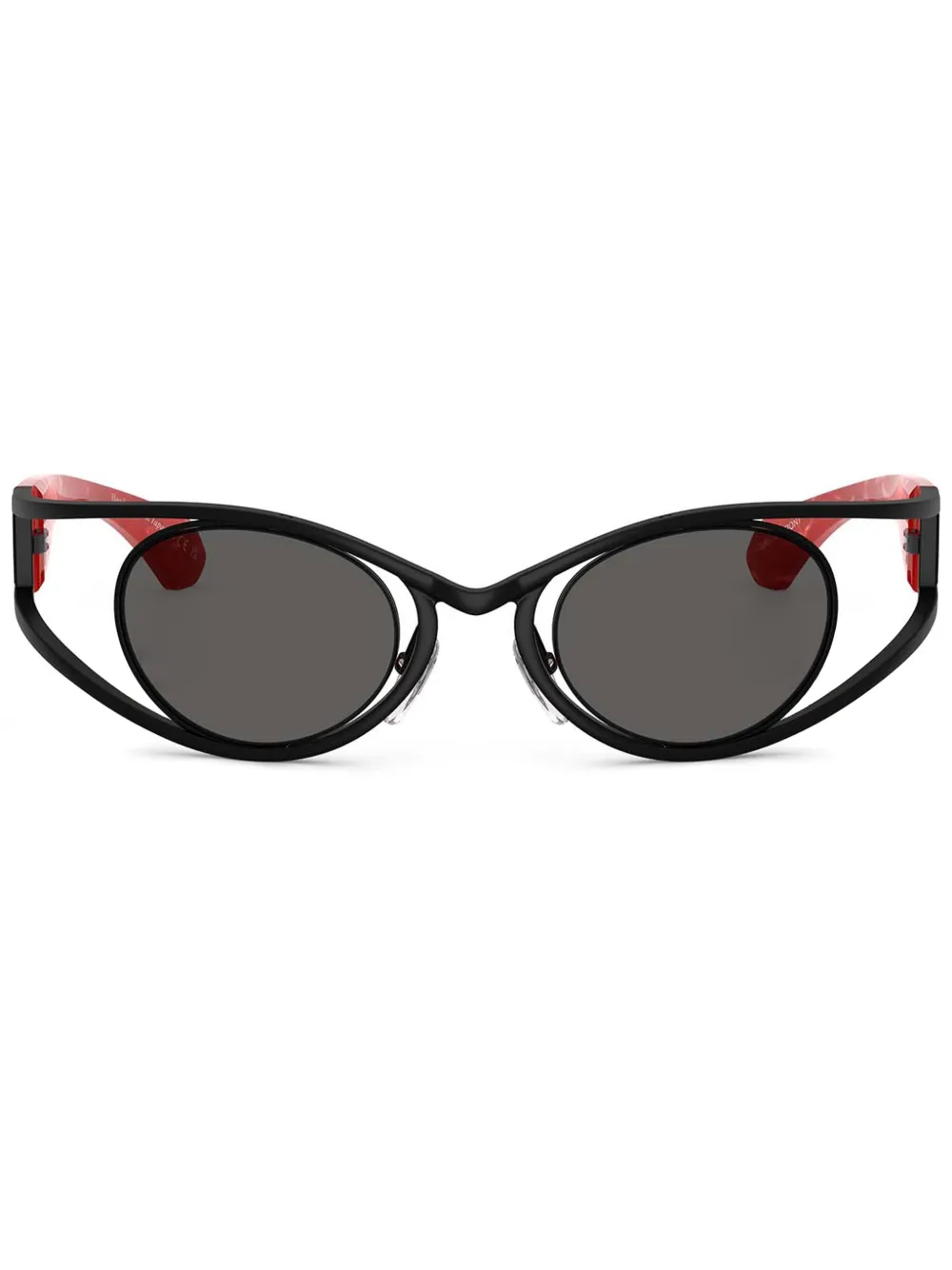 

Солнцезащитные очки с вырезами Alain Mikli, черный