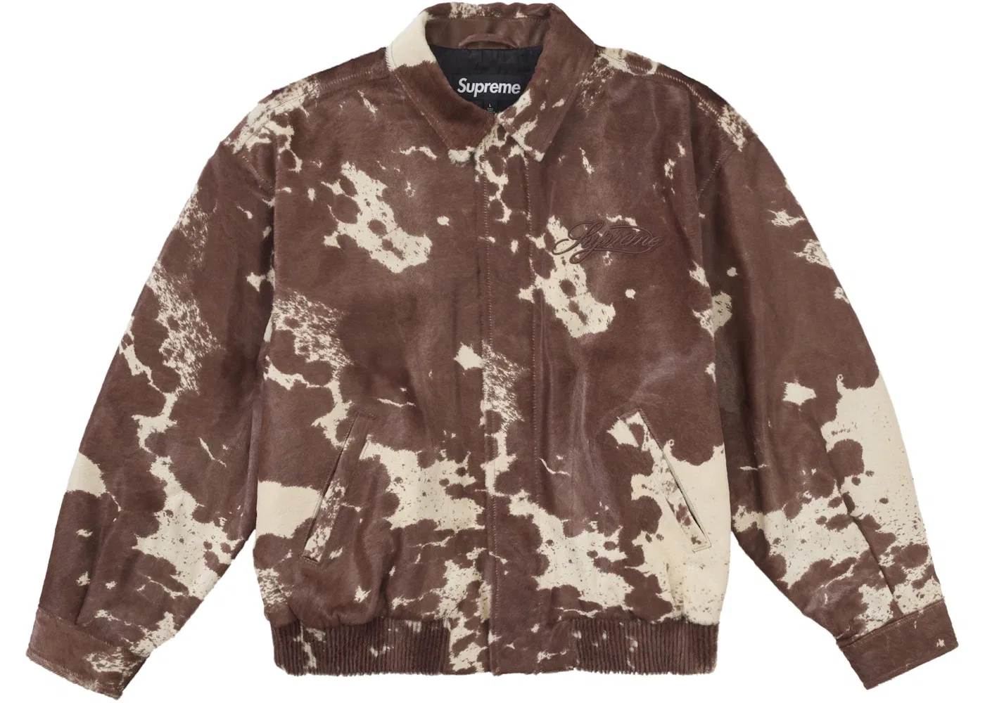 Мужская куртка с принтом Varsity Jacket Supreme, Cow