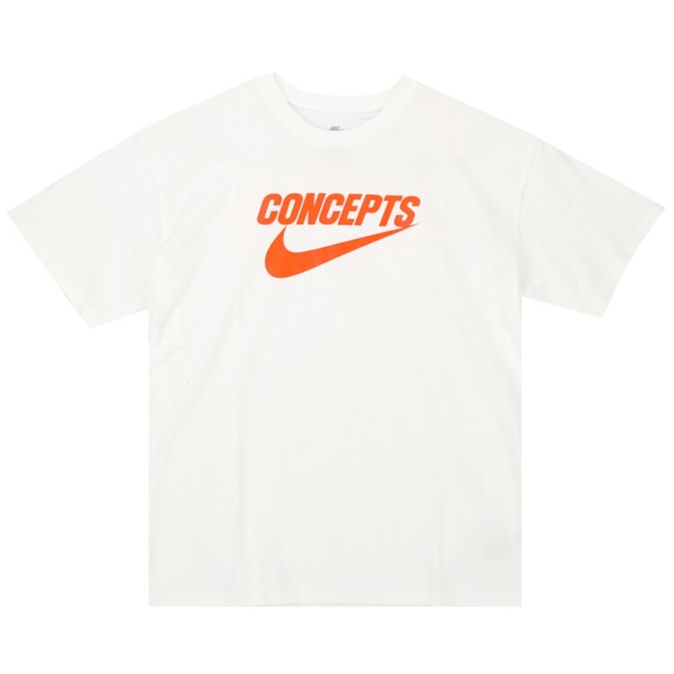 

Футболка Nike SB x Concepts T-Shirt 'White/Orange', белый