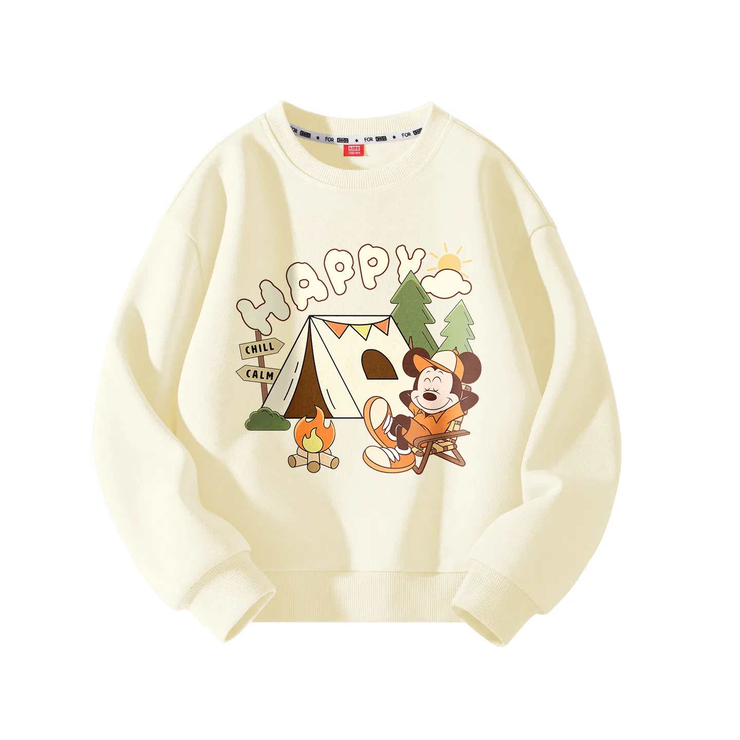 Детский свитшот с принтом Disney Di Hat K Burnt Orange — фото 3