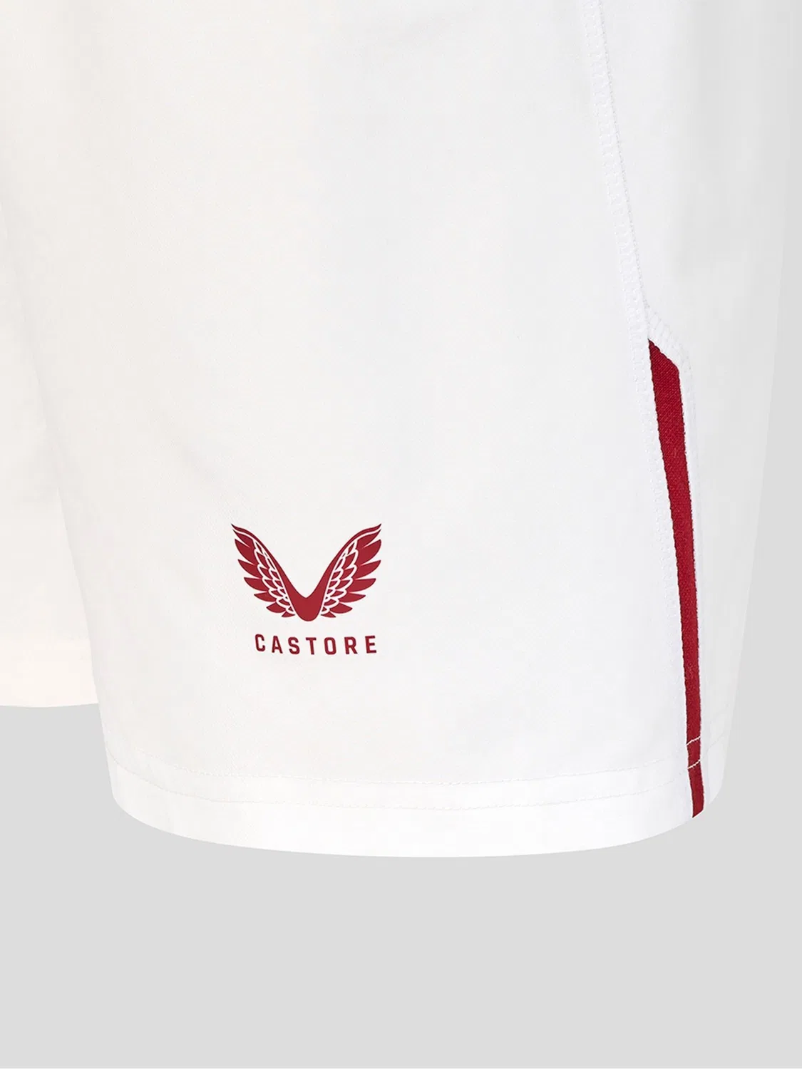 Шорты реплика домашние Castore White Junior England Rugby, белый — фото 4