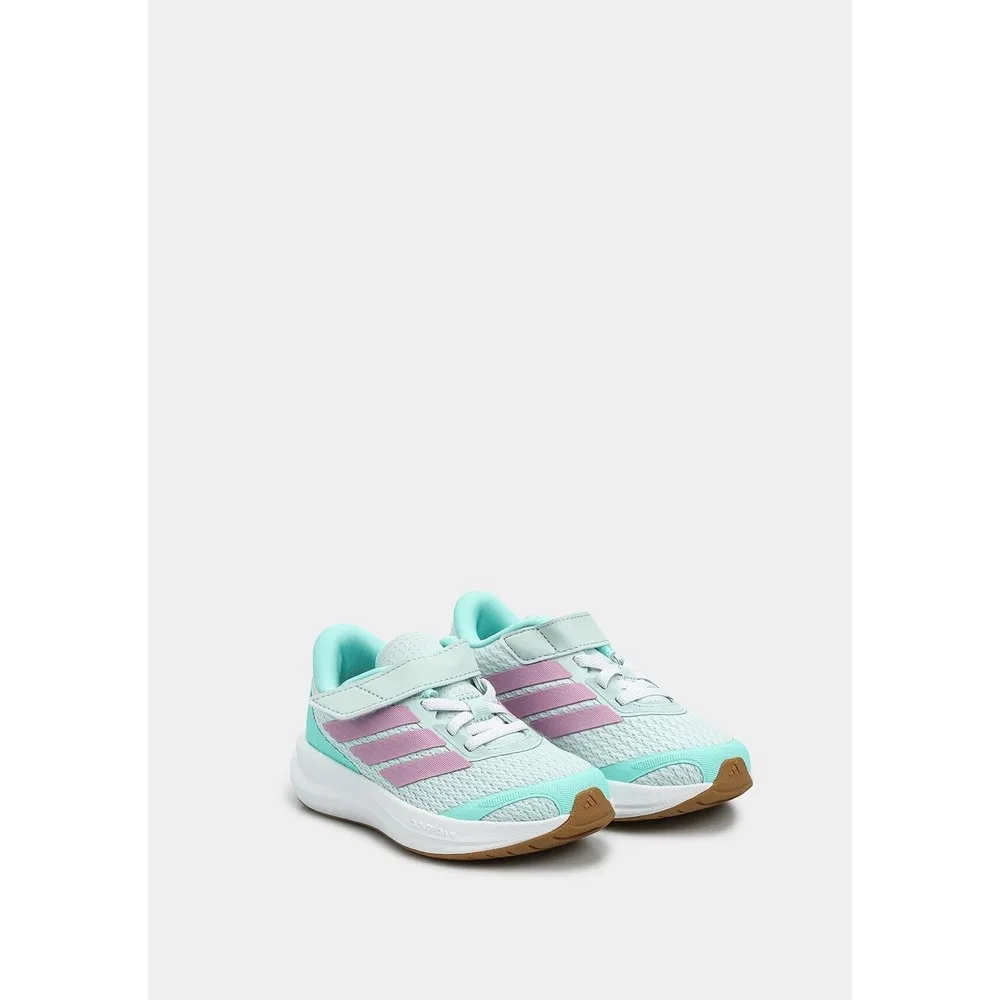 Детские кроссовки для девочек с эластичными шнурками Runfalcon 6 Turkuaz adidas — фото 2
