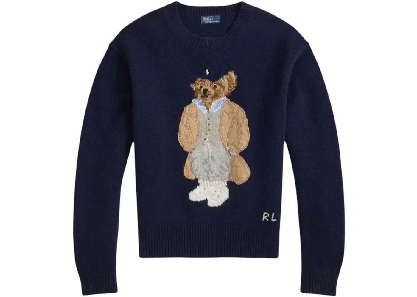 Женский шерстяной свитер с оленем Polo Ralph Lauren, Blue
