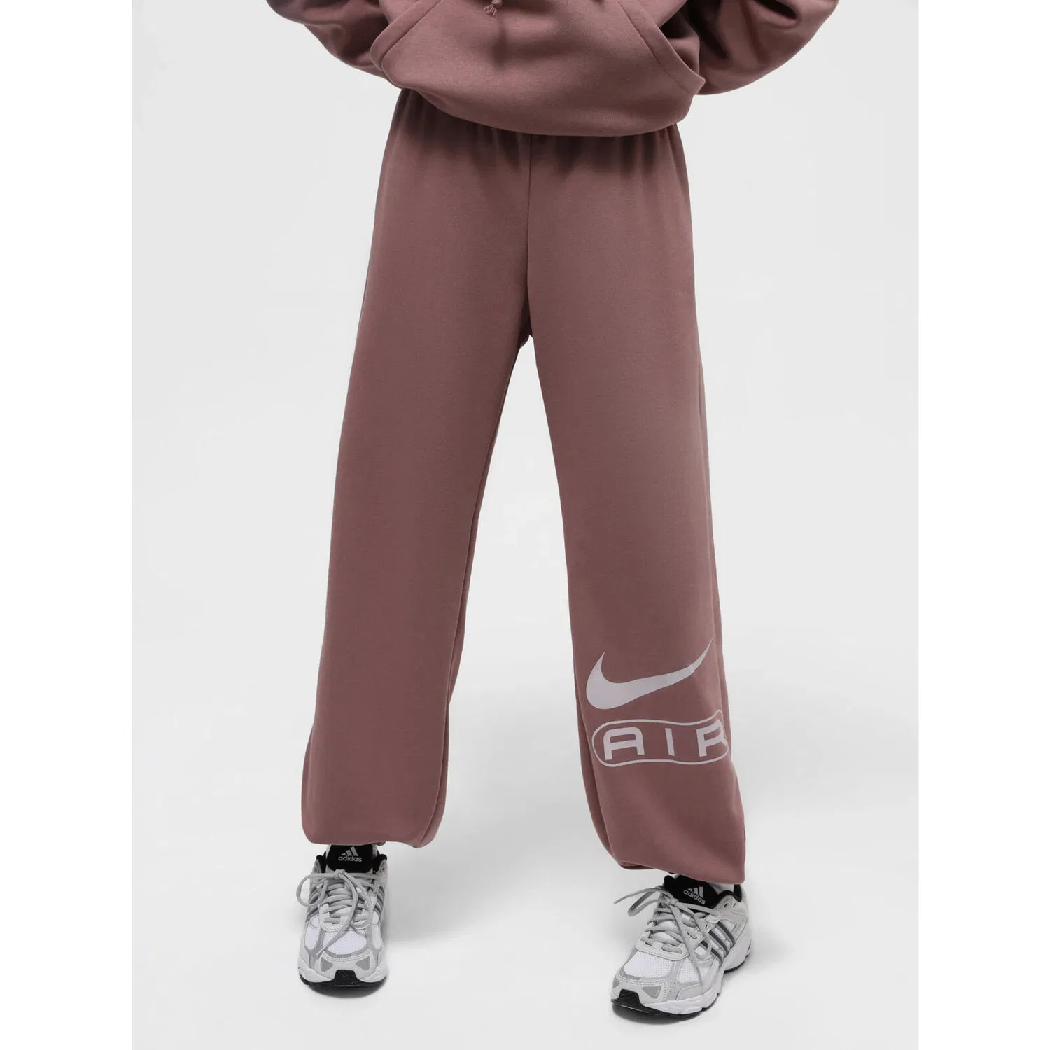 Женские спортивные штаны Nike Air Mid-Rise Fleece Jogger, Bunt — фото 4