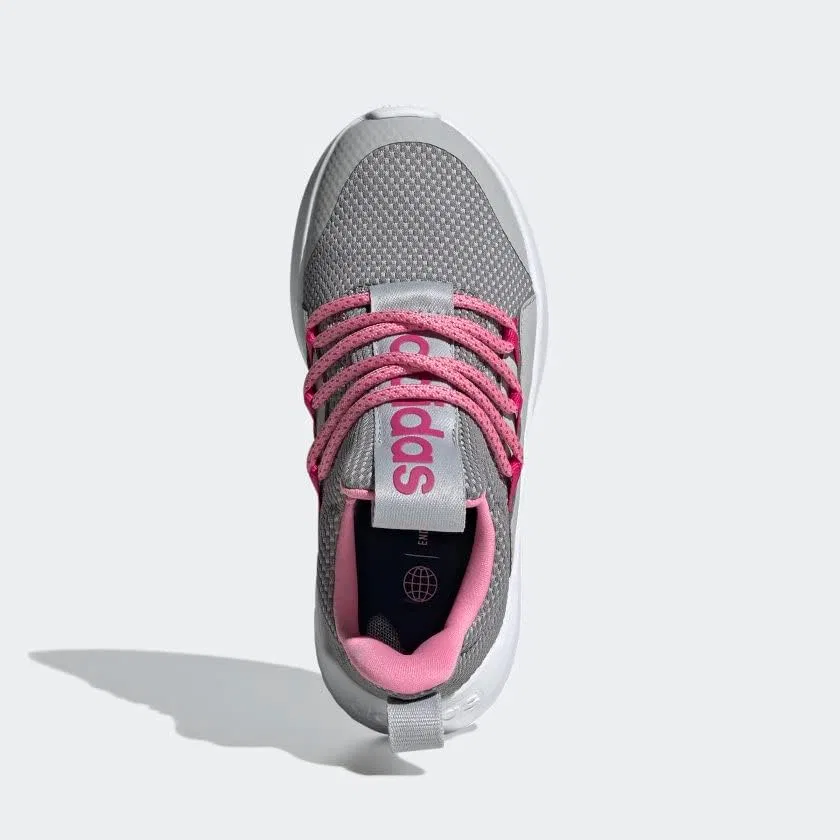 Детские кроссовки для девочек Lite Racer Adapt 5.0, Grey/Grey/Team Real Magenta — фото 2