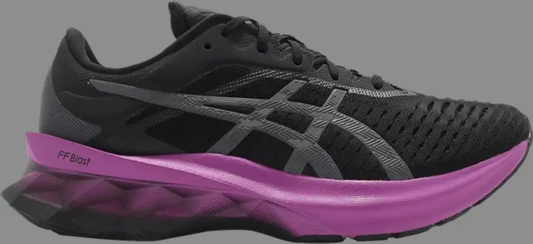 

Кроссовки wmns novablast 'black digital grape' Asics, черный