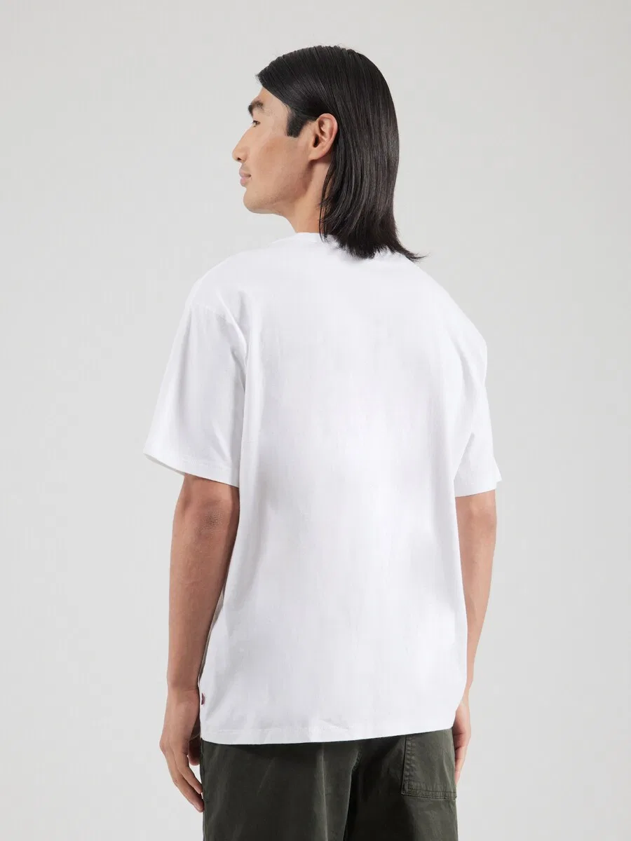Футболка LEVI'S 'Vintage Batwing Graphic Tee' белого цвета — фото 4
