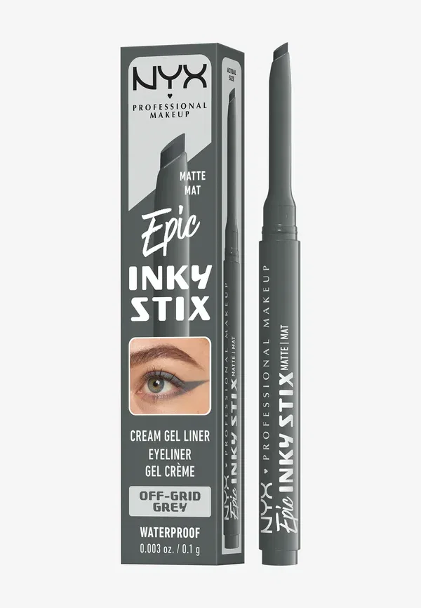 Подводка водостойкая Epic Inky Stix, Nyx Professional Makeup, Off-grid Grey, 0.1 г