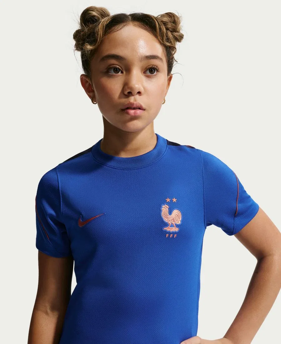 Футболка Nike Strike Dri-FIT с коротким рукавом, Game Royal/Monarch/Metallic Copper — фото 2