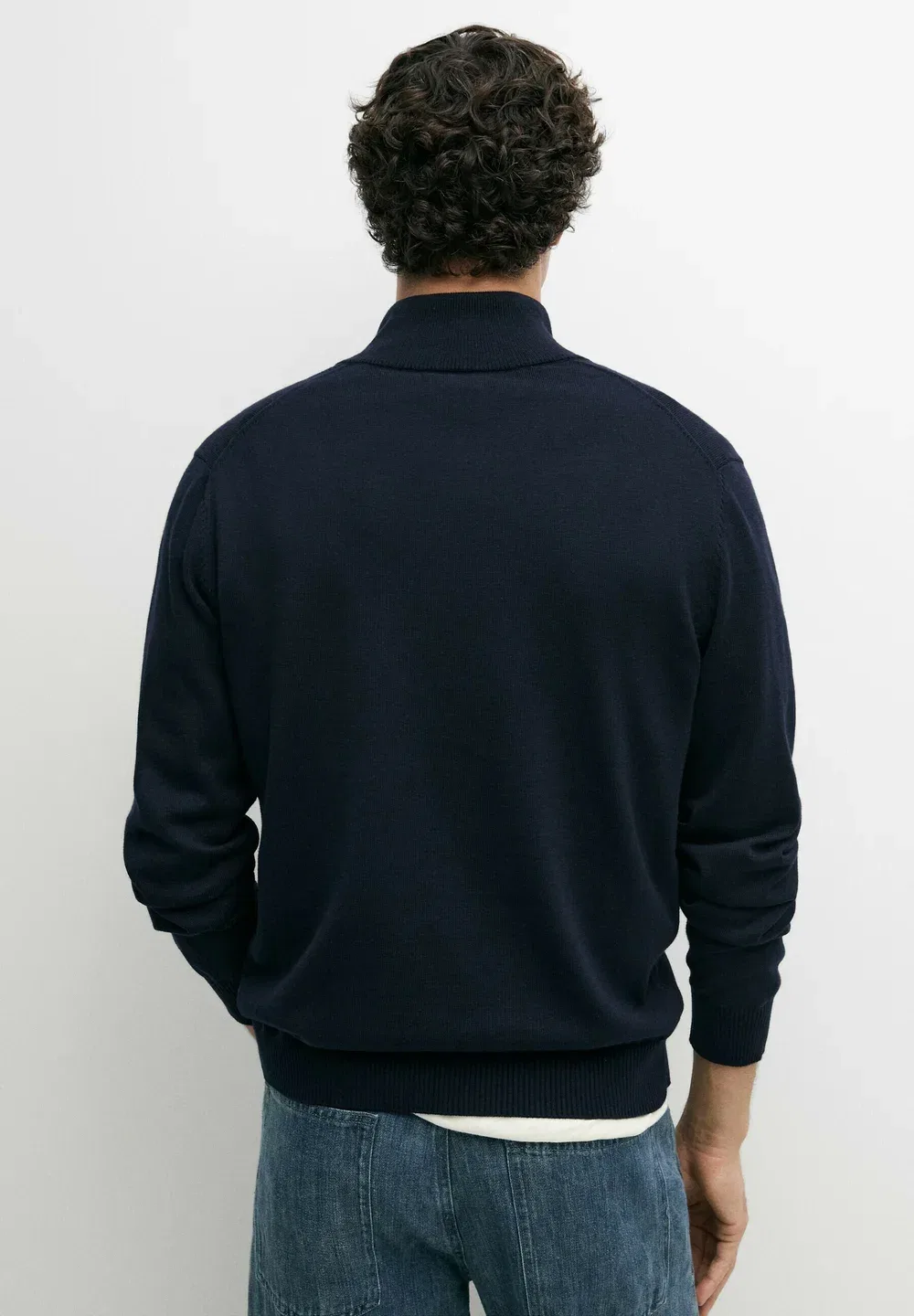 Кардиган Massimo Dutti, Dark Blue — фото 3