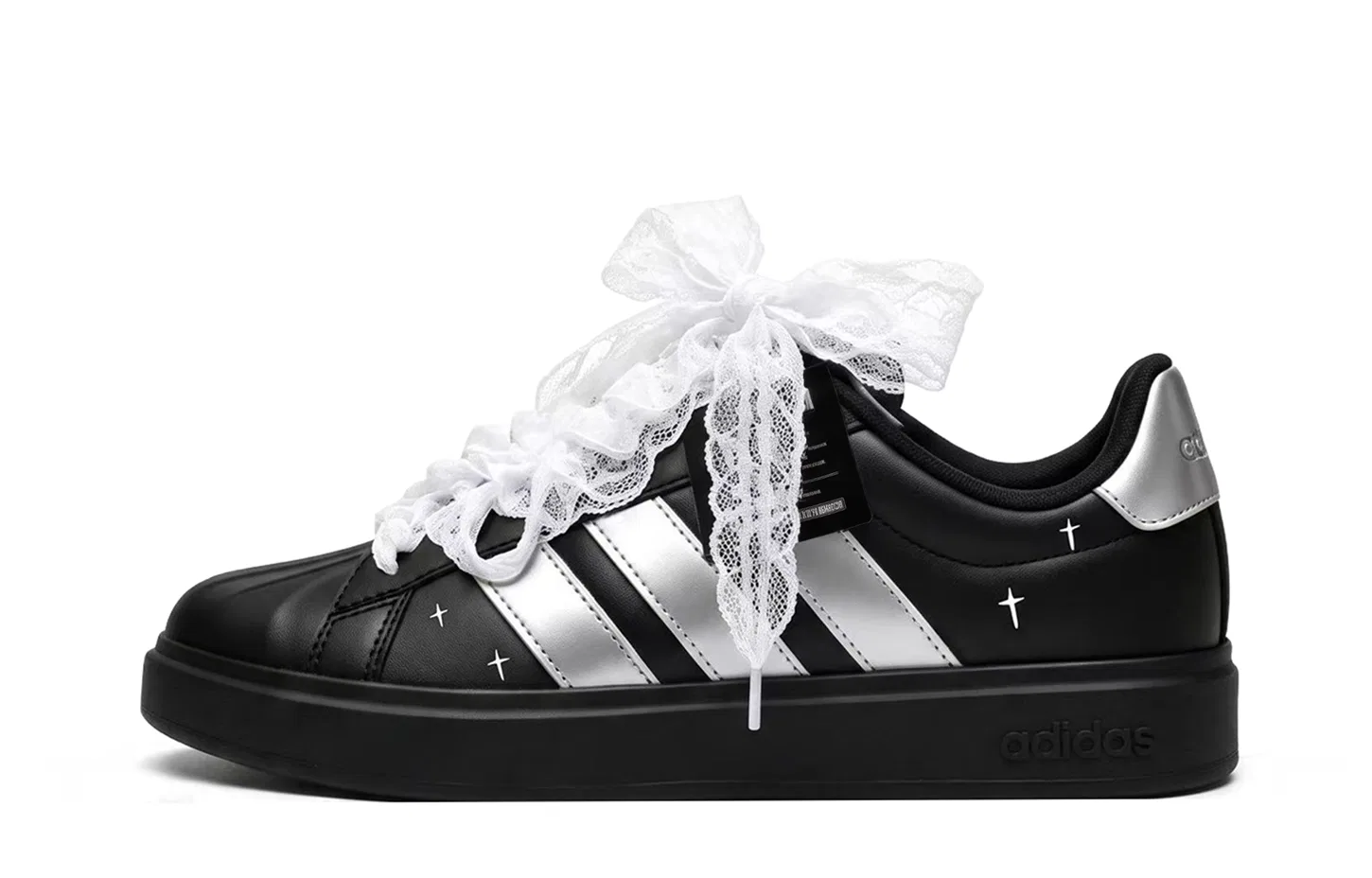 Детские кроссовки для скейтбординга Street Talk Adidas, черный — фото 3
