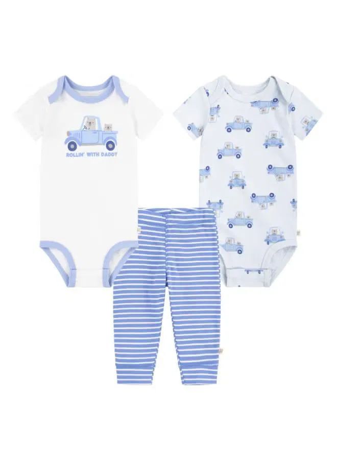 Комплект боди и штанов 3 предмета Huggies, регата