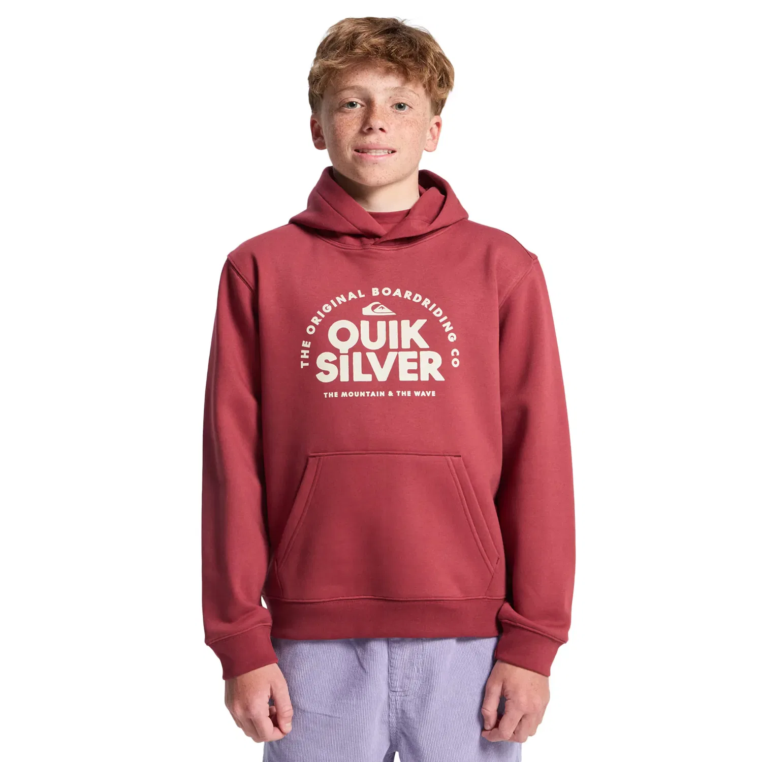 Детская худи для мальчиков хлопковая Quiksilver, Rojo