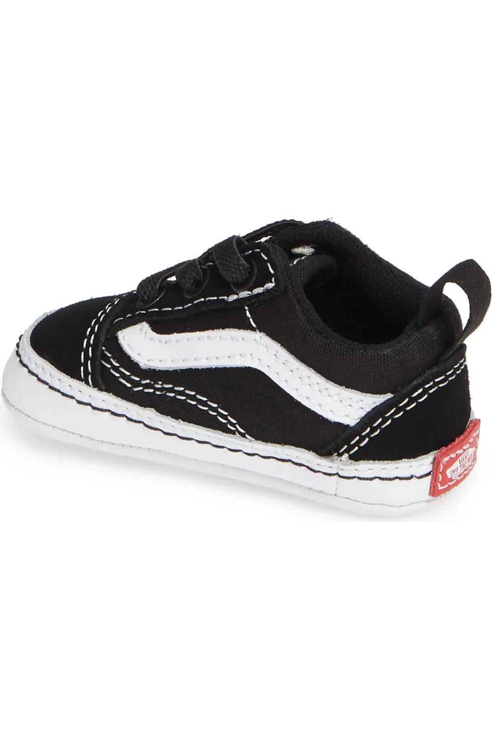 Детские кеды классические Old Skool Vans, Black True White — фото 2