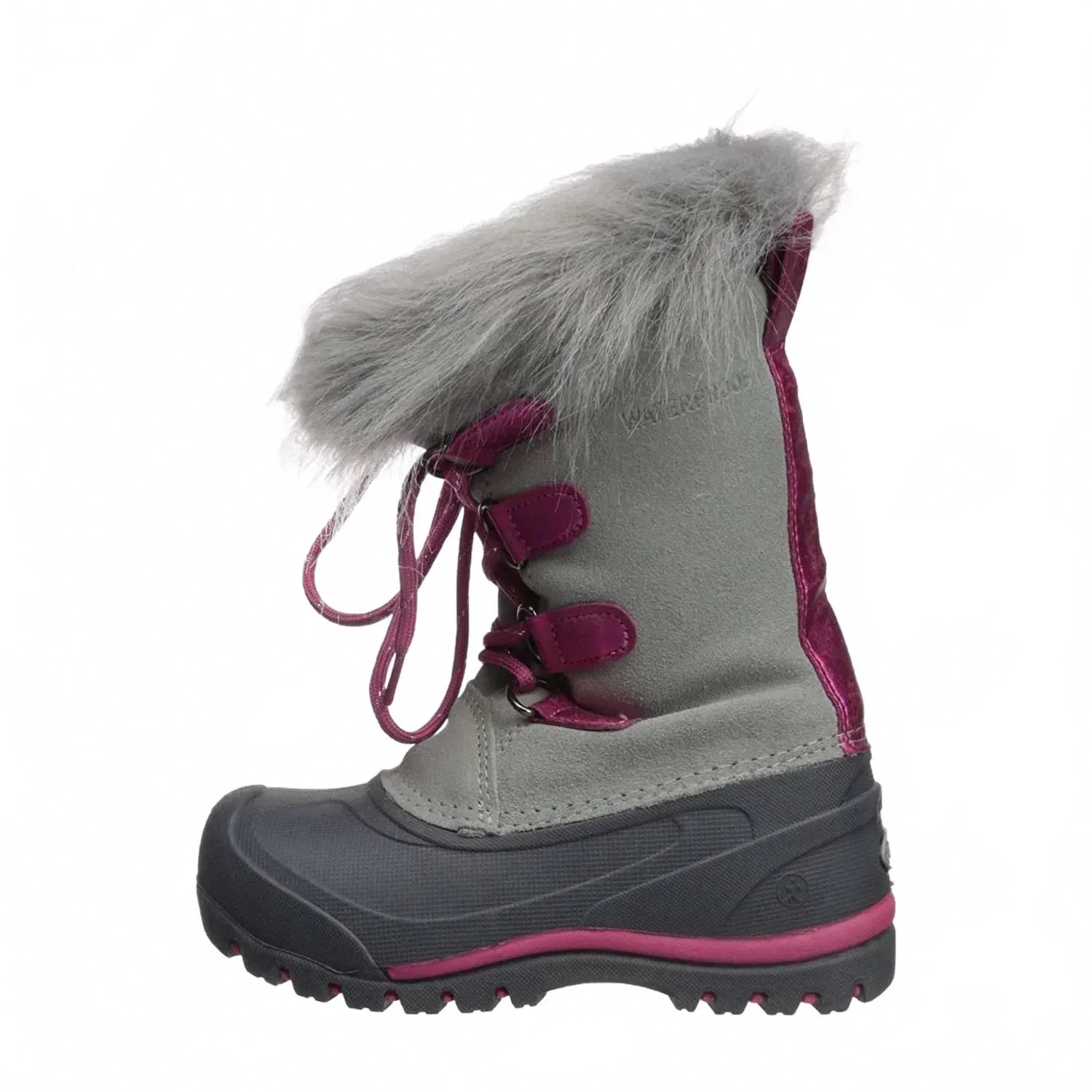 Детские зимние ботинки для девочек с искусственным мехом Snow Drop Ii Northside, Light Gray — фото 3