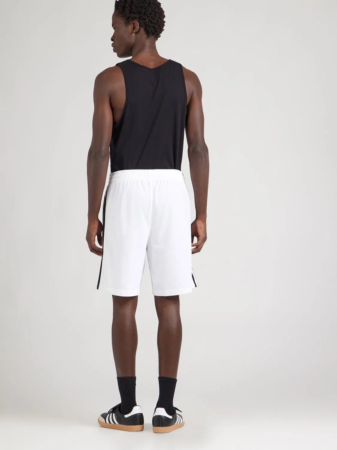 Шорты Adidas Originals Regular Pants Firebird белого цвета — фото 3