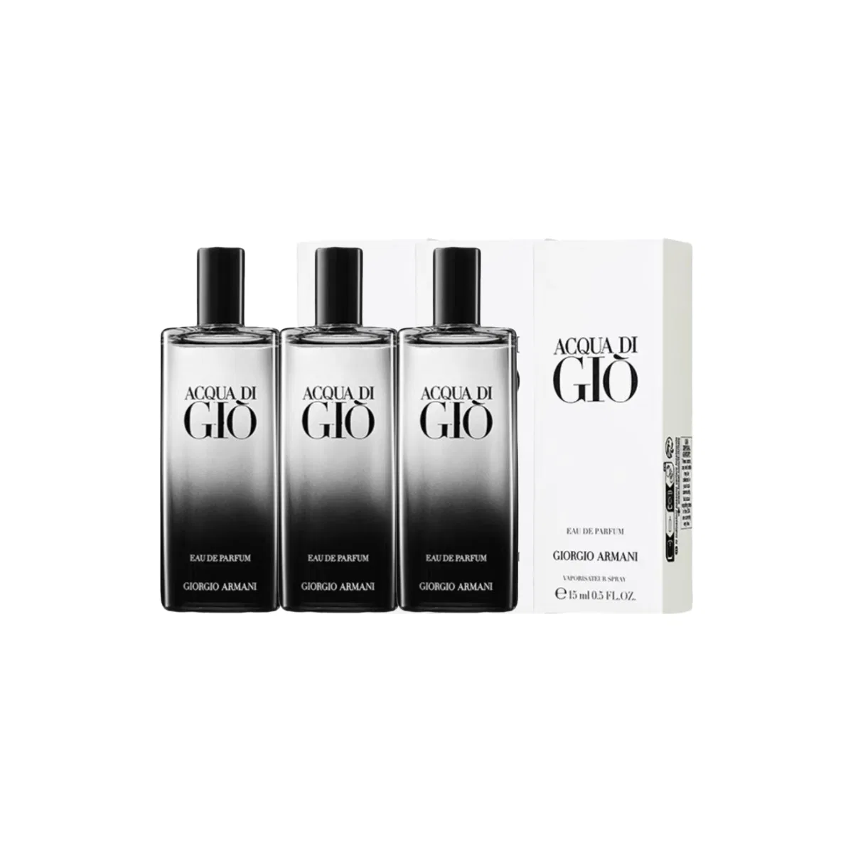 Мужской набор пробников парфюма Acqua di Giò 15 мл, Giorgio Armani, Black — фото 3