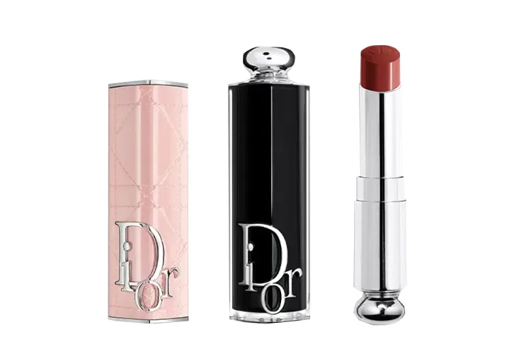 Женская помада с эффектом сияния DIOR Powder Paint Skin Limited Enchanting, 3.2 г, Black Tube Lipstick, Fashion Shell Romantic Pink