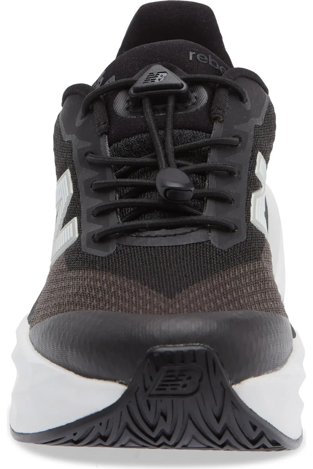 Кроссовки детские повседневные FuelCell Rebel New Balance, черно-белый — фото 4