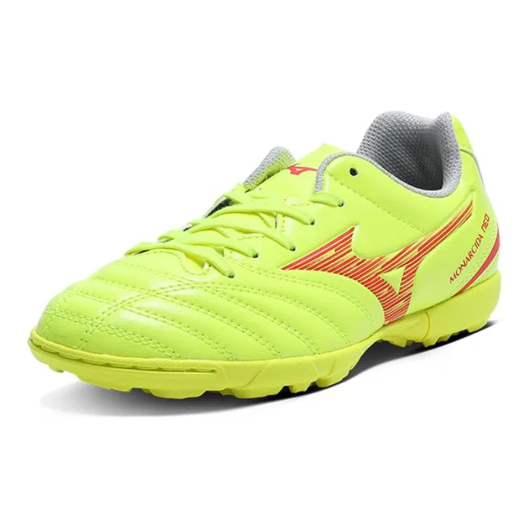 Детские кроссовки для футбола Neo III Select Jr Mizuno, Yellow/Coral — фото 3