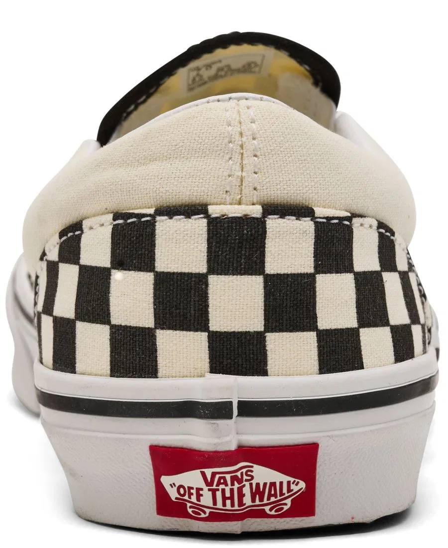 Кеды Vans Classic Slip-On, Black White Checkerboard — фото 4