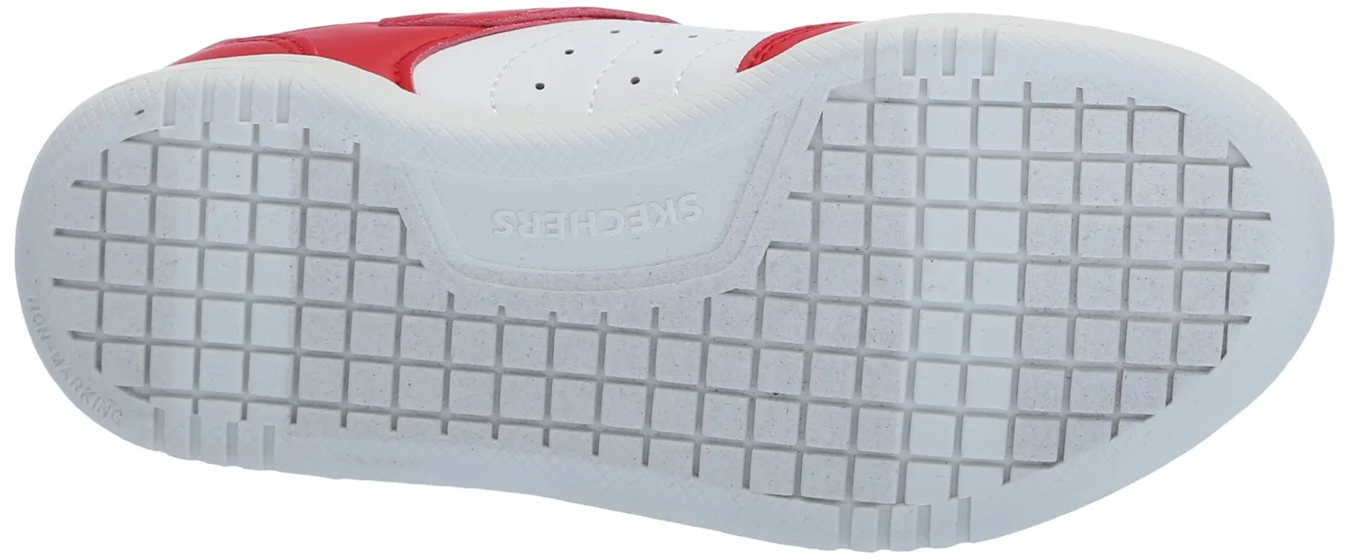 Детские кроссовки для мальчиков с перфорацией Skechers, Red And White — фото 4