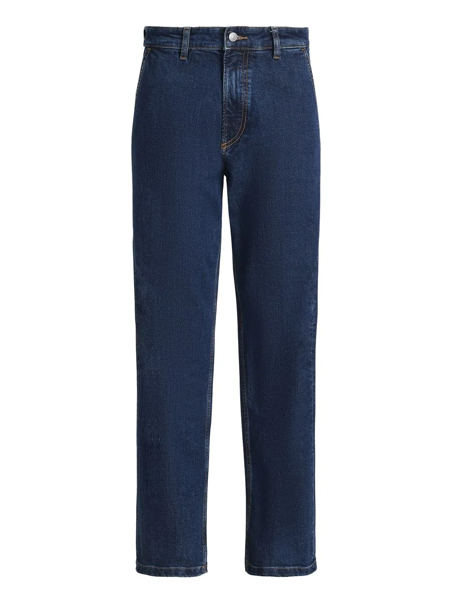 Джинсы BOSS Regular Jeans 'Skye' темно-синего цвета