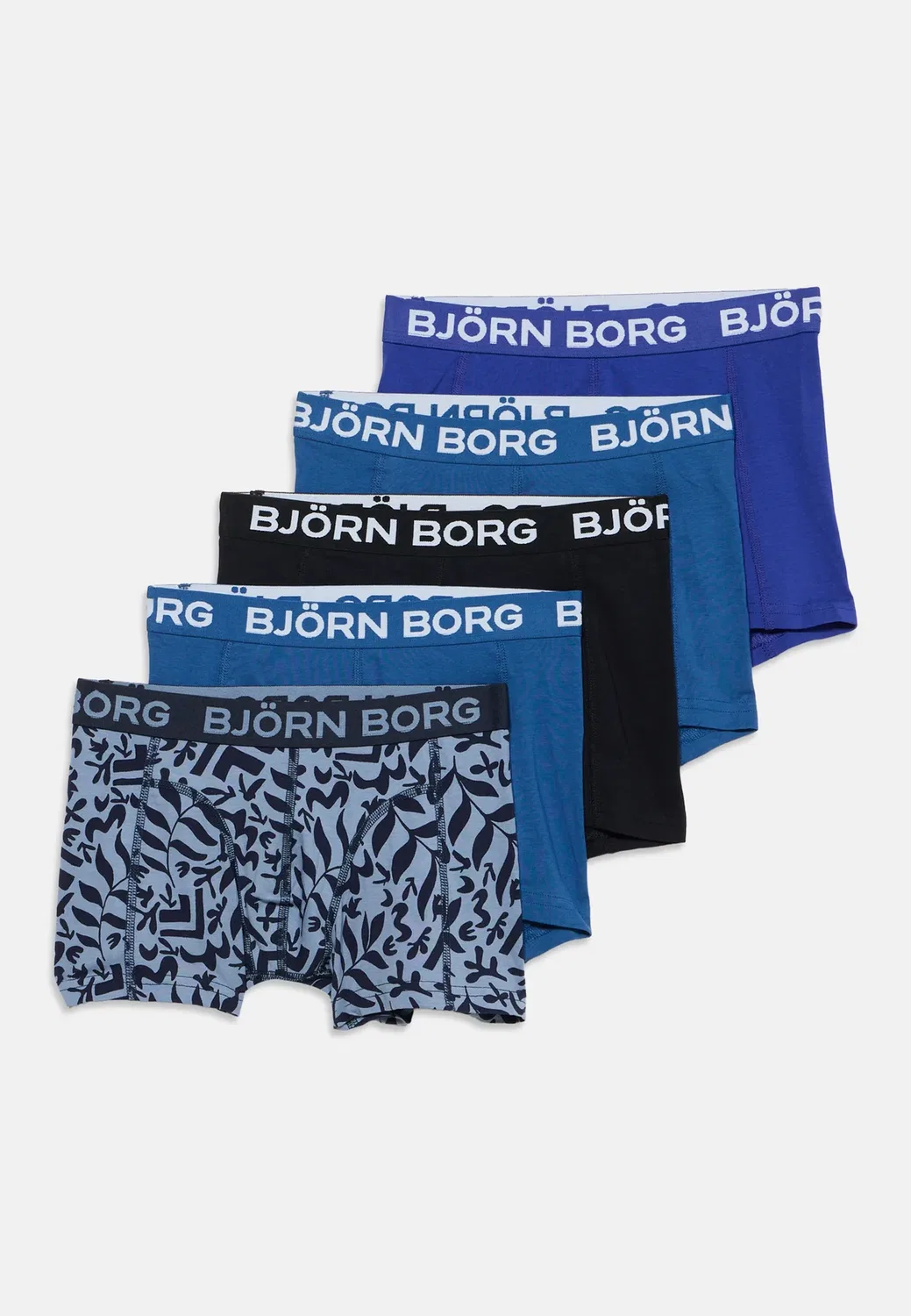 5 pack - хипстеры Björn Borg, Black/Blue