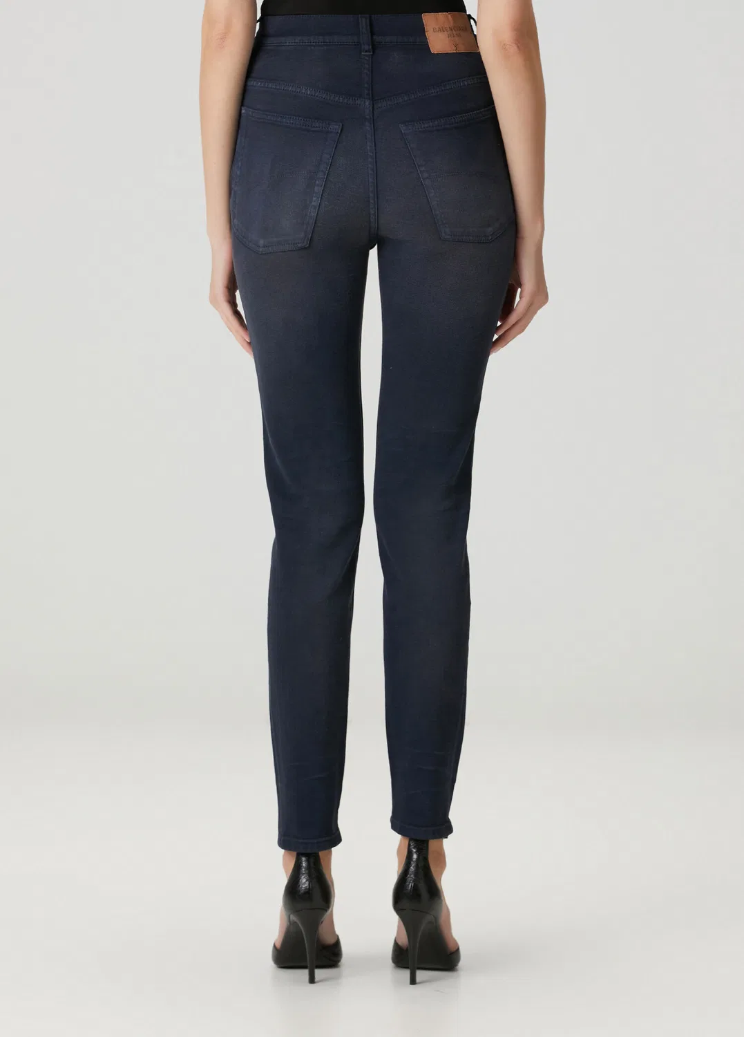 Джинсы skinny Balenciaga, lacivert — фото 4