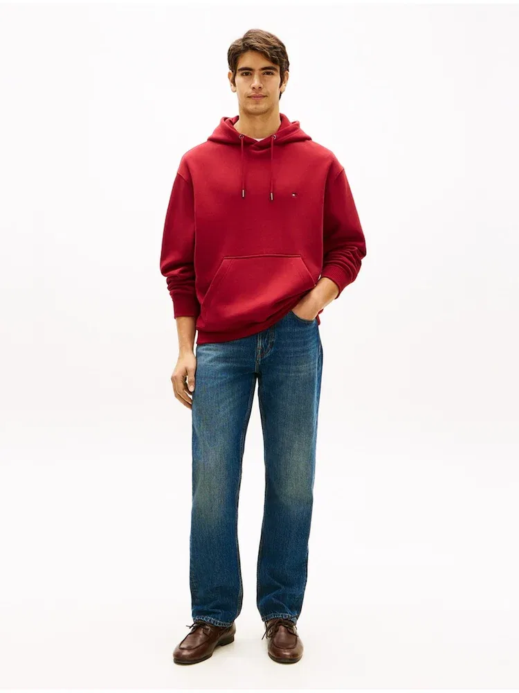 Футболка длинным рукавом с флагом, Hoody TOMMY HILFIGER, Red — фото 2