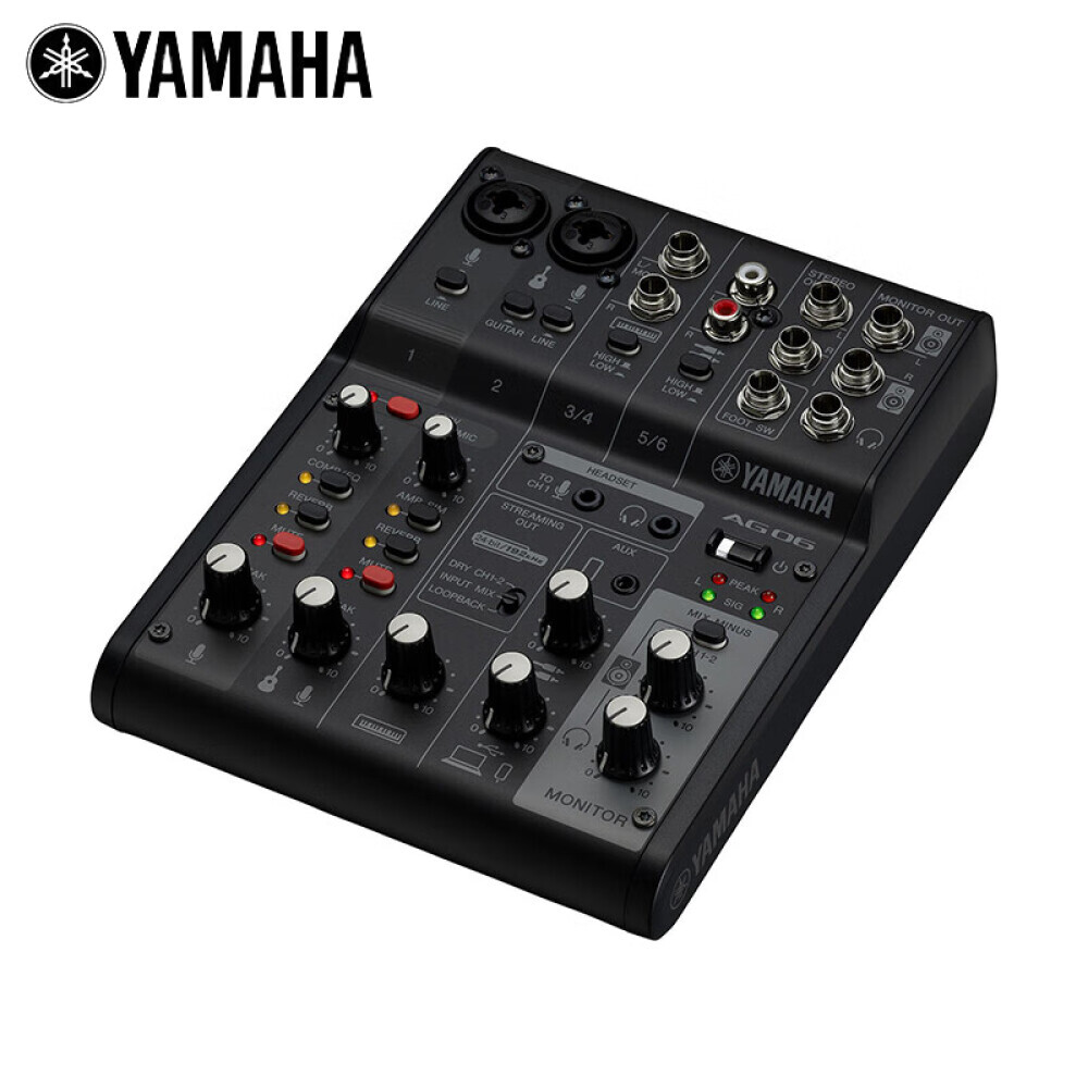 

Микшер Yamaha AG06MK2, внешняя звуковая карта, черный