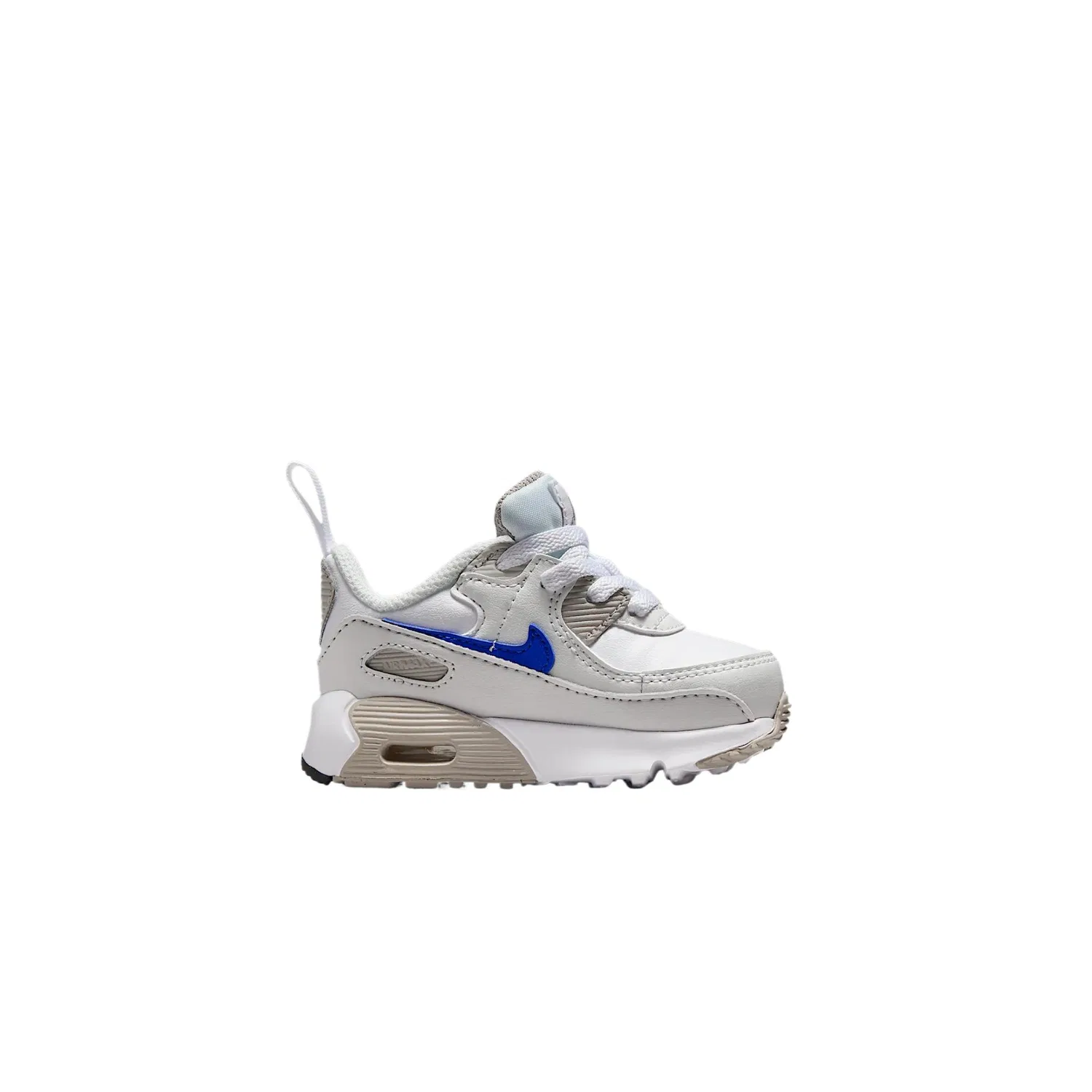 Детские кроссовки для мальчиков Nike Air Max 90 EasyOn, White Gray Blue — фото 2