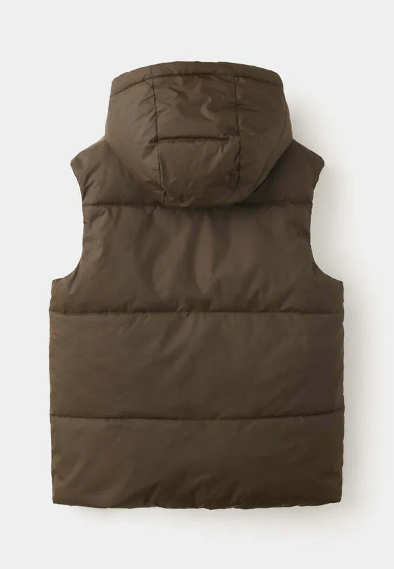 Детский жилет Mango Kids, Brown — фото 2
