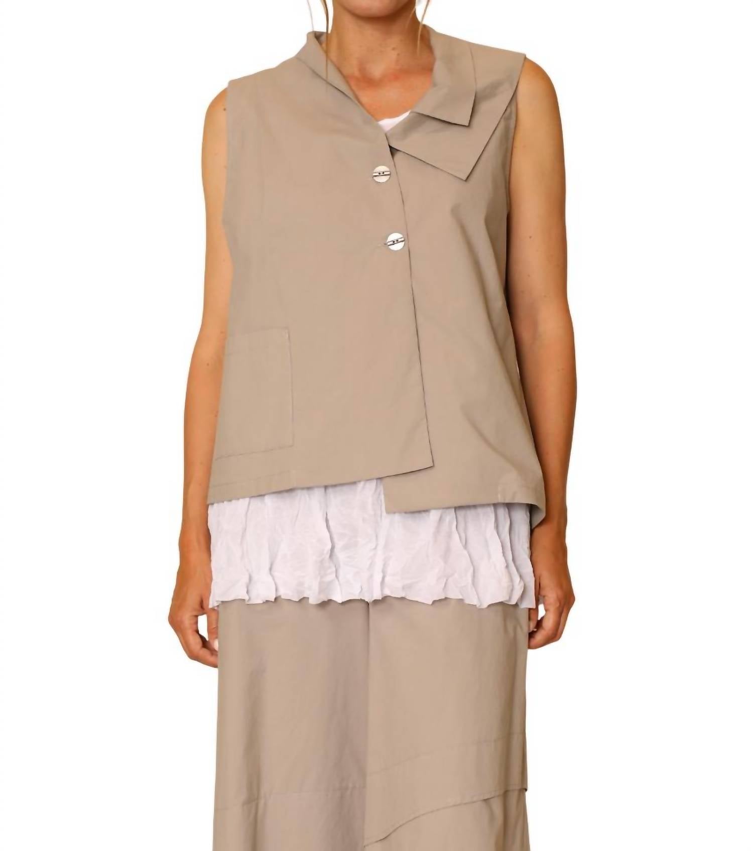 

Жилет Esme в цвете латте Chalet et ceci, Latte