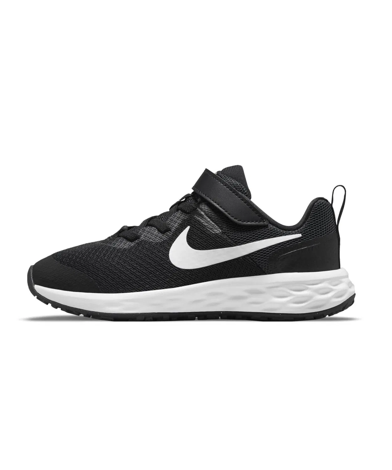 Детские кроссовки с текстильным верхом Nike Revolution 6 NN PSV, Black/White