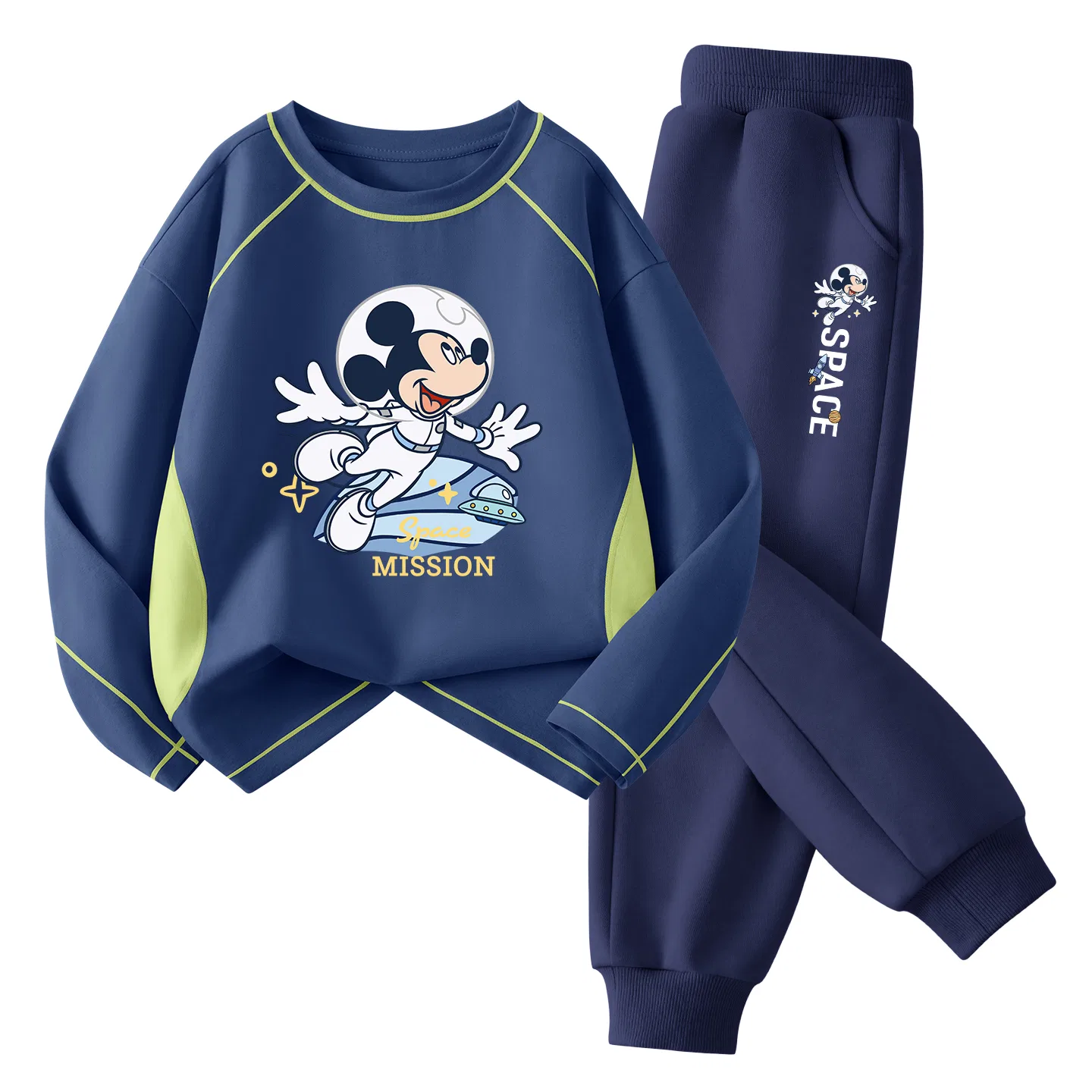 Детский спортивный костюм дышащий с принтом Disney, Knight Apricot+Happy Logo K Black — фото 3