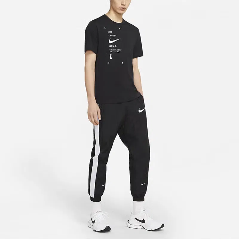 Футболка с принтом Nike AS, черная — фото 3