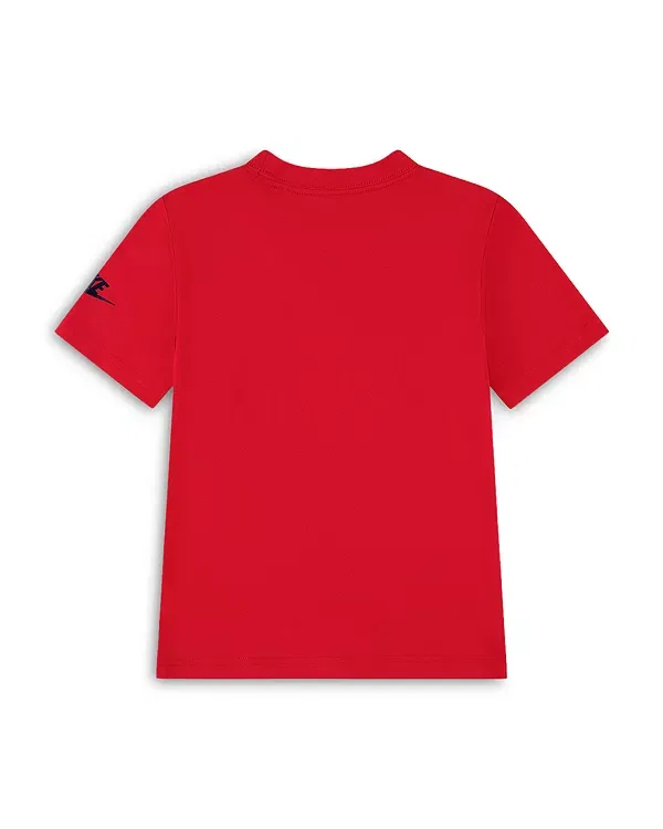 Детская футболка для мальчиков с принтом Heat for Your Feet Tee Nike, University Red — фото 3