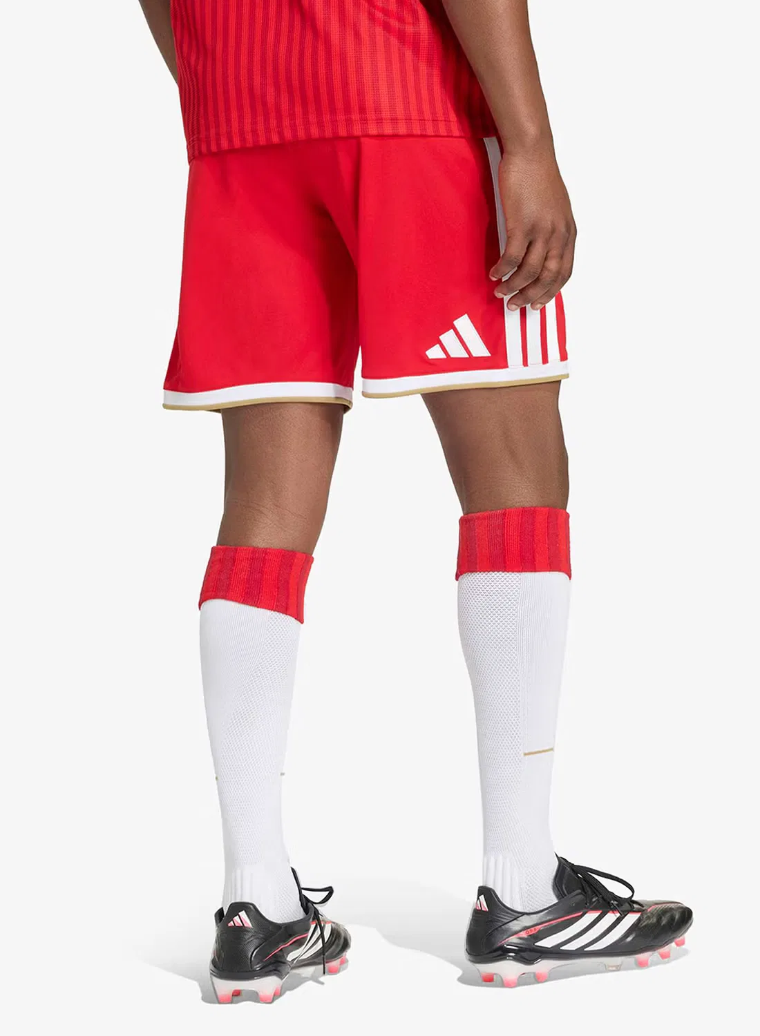 Шорты футбольные с технологией Climacool Fc Bayern Home Adidas, красный — фото 2