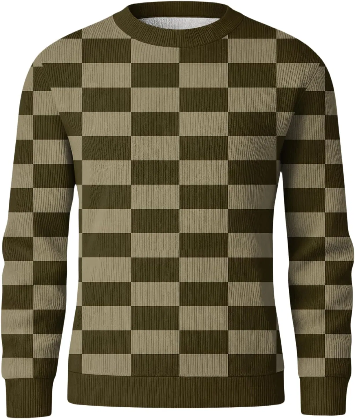 Мужская футболка с длинным рукавом Regular Fit, Crewneck, Green — фото 4