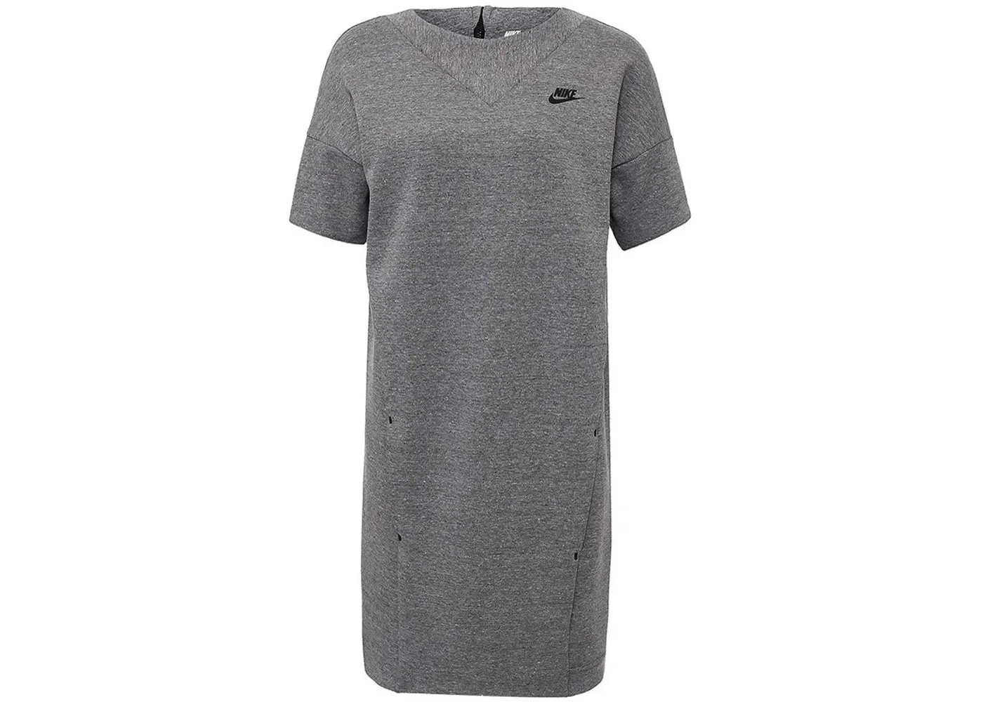 Женское платье из футера с длинным рукавом Nike Tech Fleece, Gray