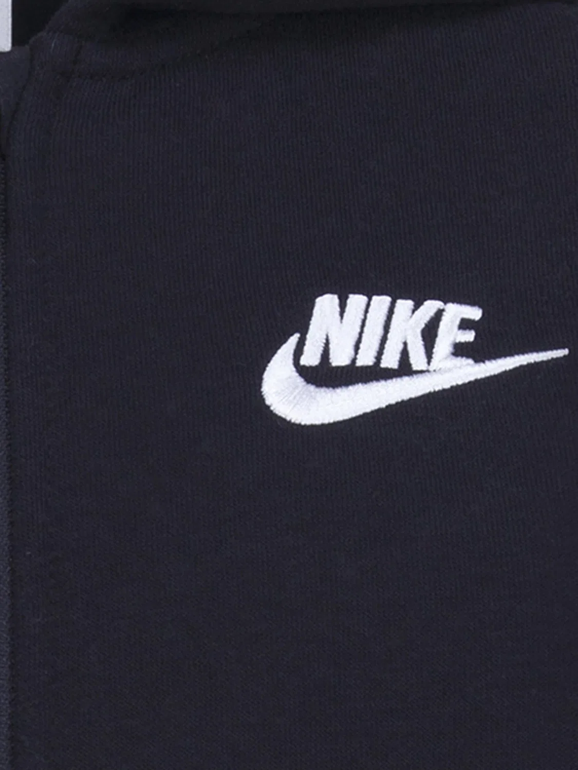 Худи Nike Club Fleece на молнии, черный — фото 4