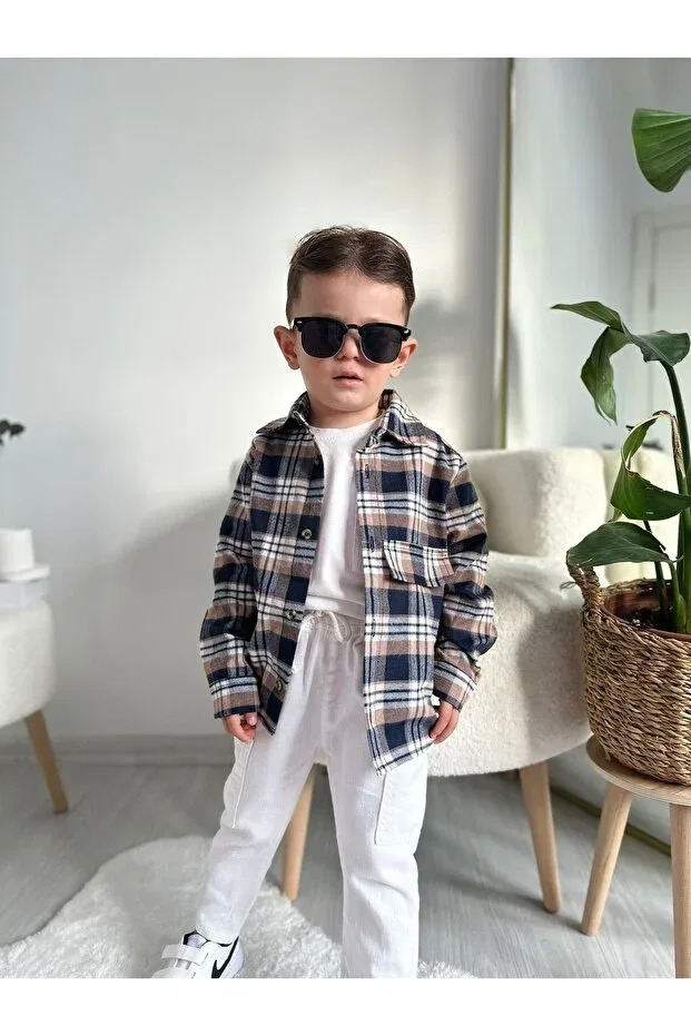 Детская рубашка для мальчиков с длинным рукавом Favorimkids, Multicolor — фото 2
