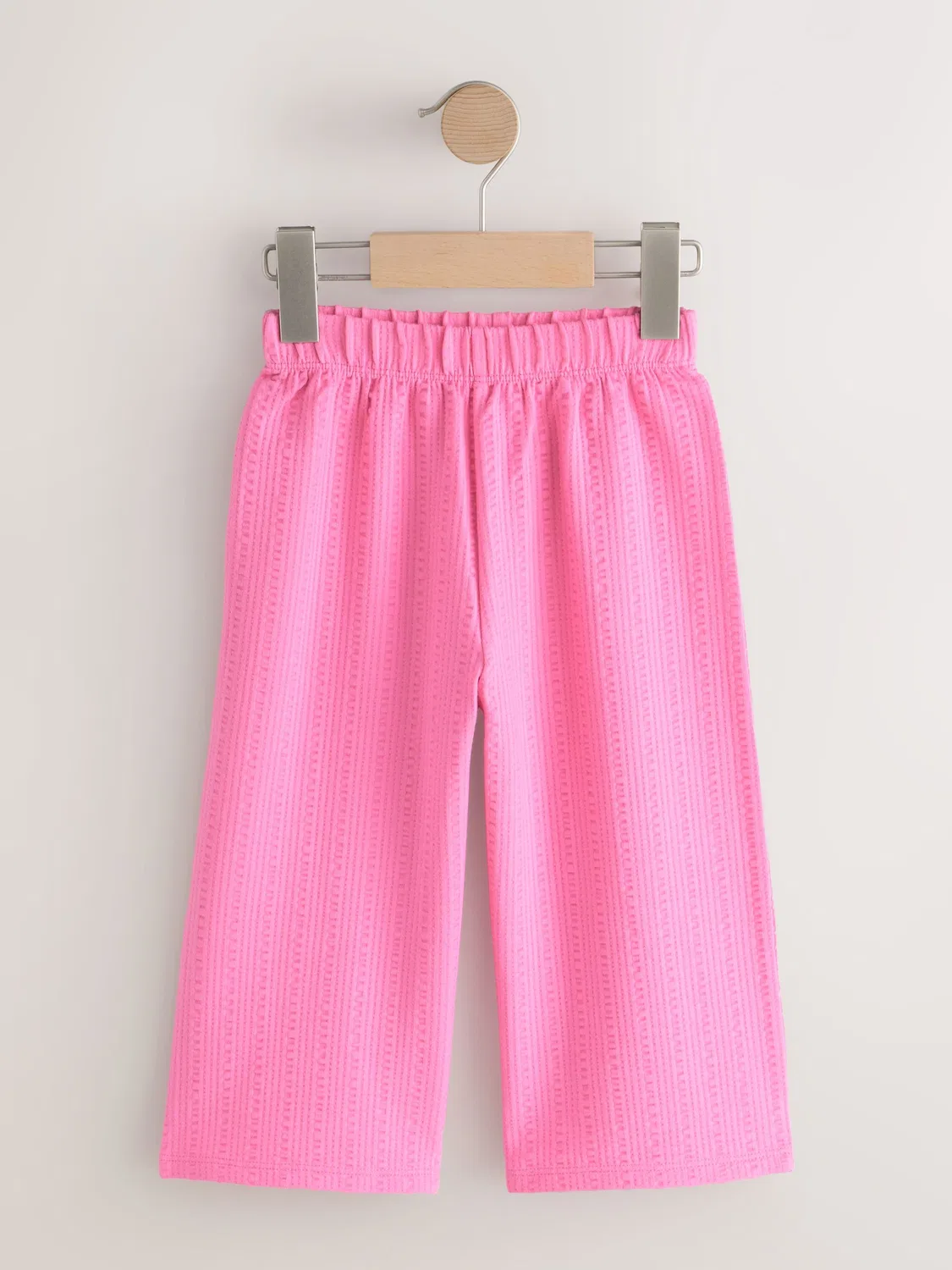 Брюки широкие Pink Wide Leg Trousers Next, розовый — фото 4