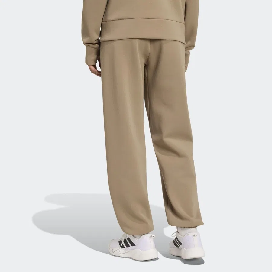 Женские спортивные штаны D4T Knit adidas, Кремовый — фото 2