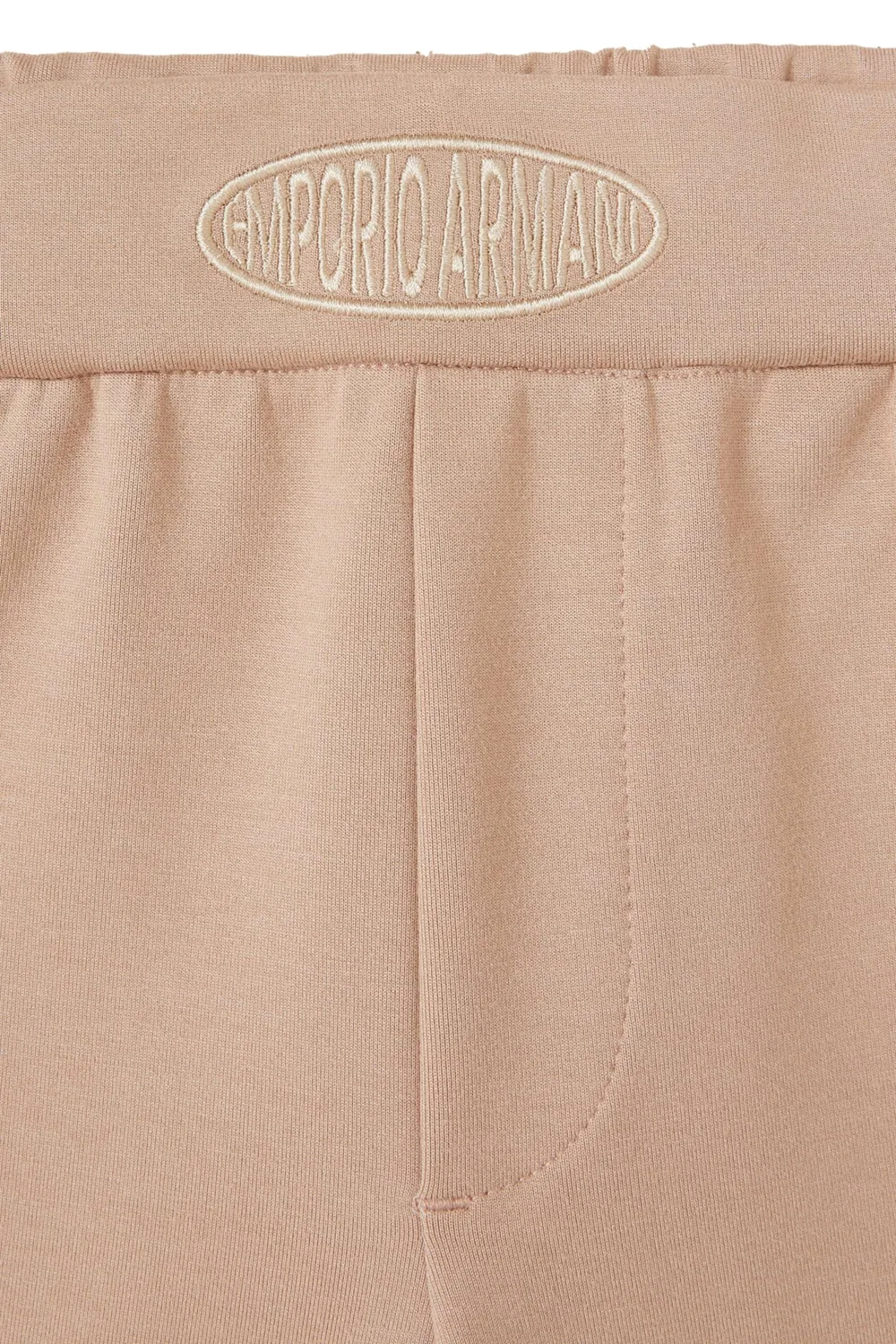 Шорты хлопковые с логотипом Emporio Armani, нейтральный — фото 4