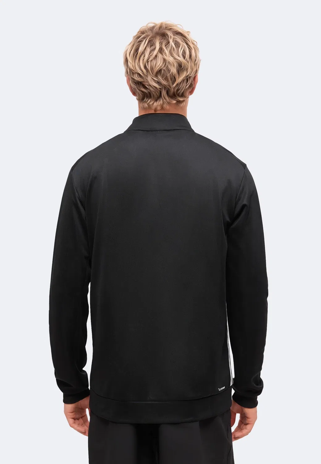 Все необходимое готово - тренировочная куртка Adidas Performance, Black/White — фото 3